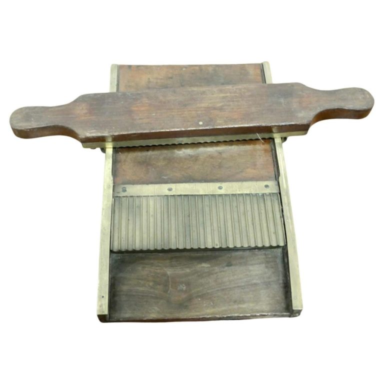 Antique Wood %26 Brass Pill Roller from a Pharmacy Apothecary