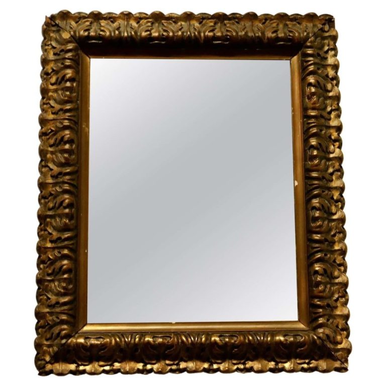 Beautiful 19th Century Gilt Wall Mirror