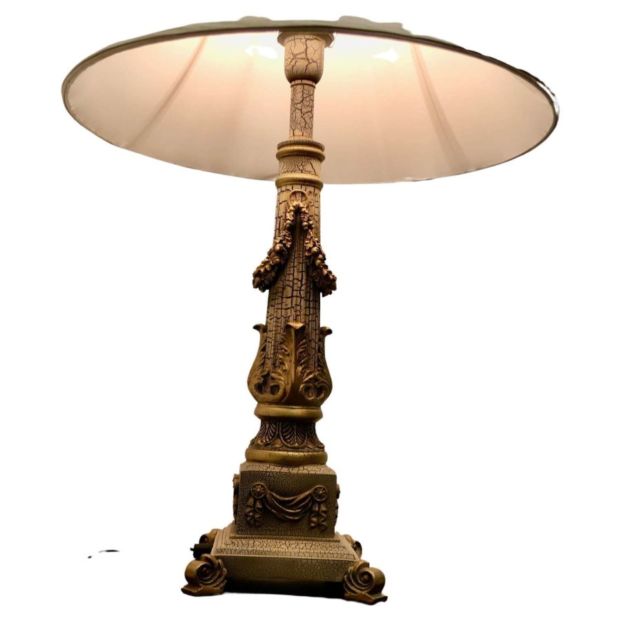 Corinthian Column Table Lamp