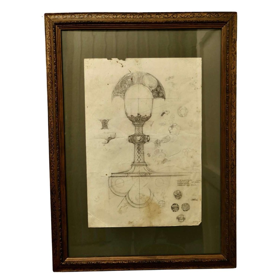 Design for a Silver Church Chalice, Illustration Attributed to Amor Fe
