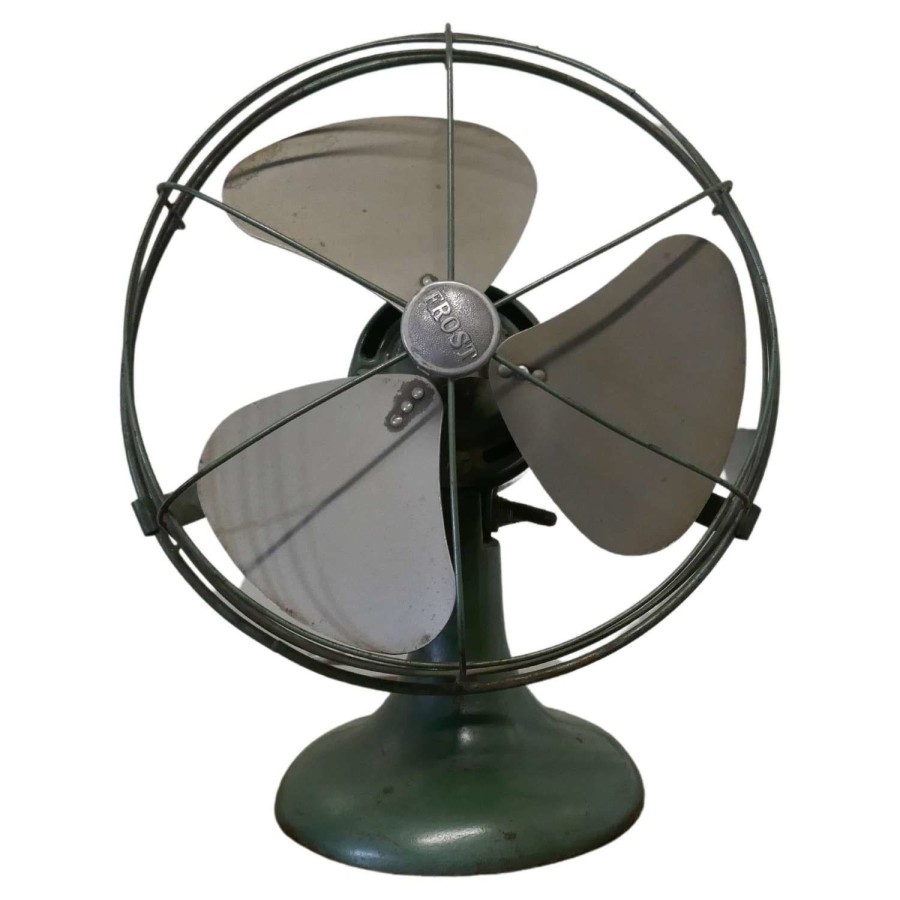 Early 20th Century Brass Electric Fan, by Frost and Co