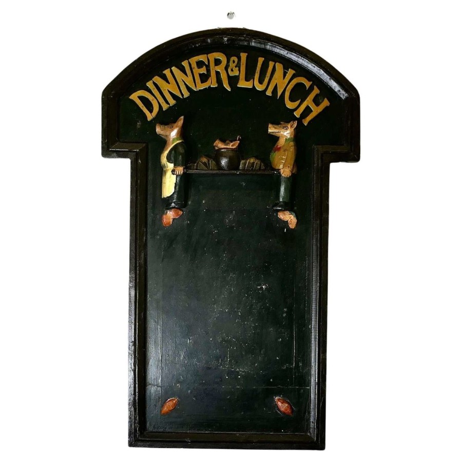 Figurative Charcuterie Dinner and Lunch Menu Board A very decorative piece