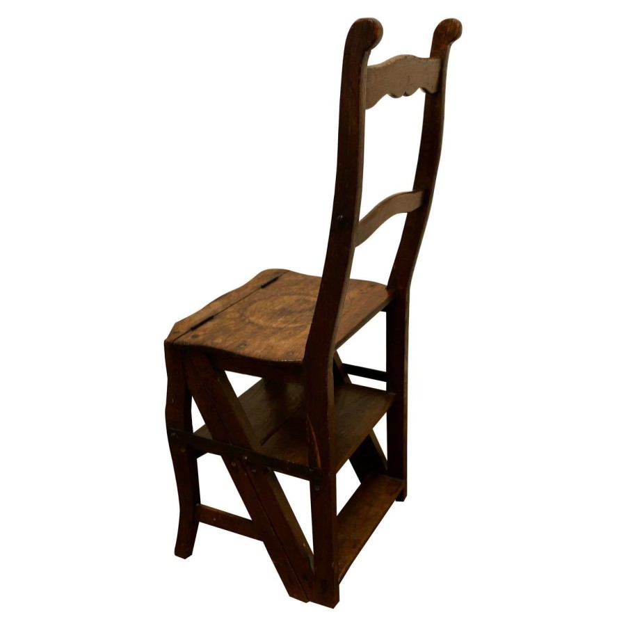 French Country Metamorphic Chair and Sturdy Ladder Steps a Very Useful