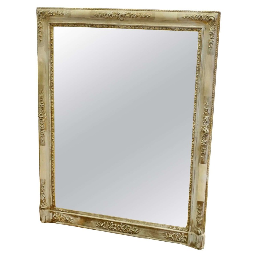 Large Heavy French Wall Mirror