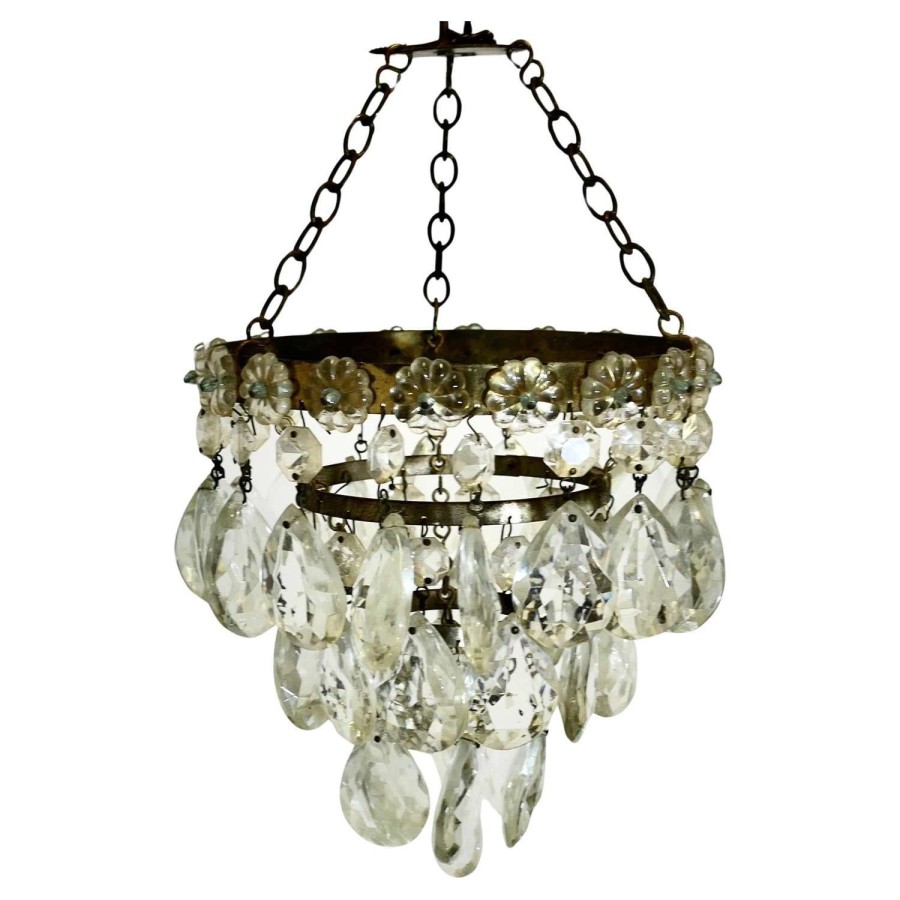 Petite 3 Tier Waterfall Lampshade, Chandelier