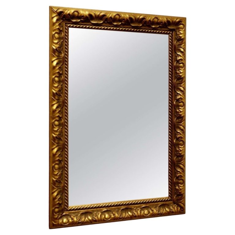 Rectangular Gilt Wall Mirror