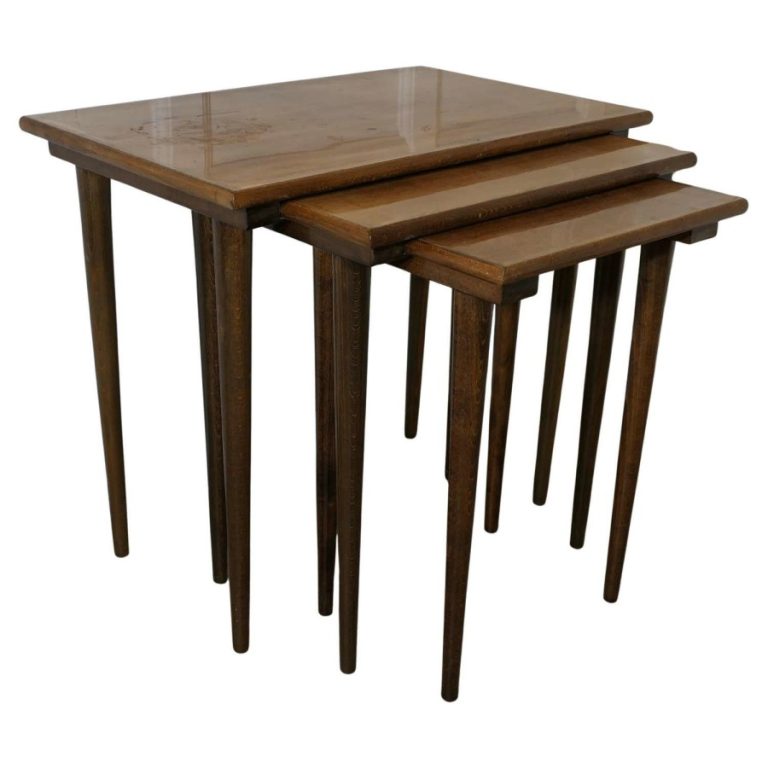 Stylish Vintage 1960s Nest Of Tables This is a Good-looking set and beautifully