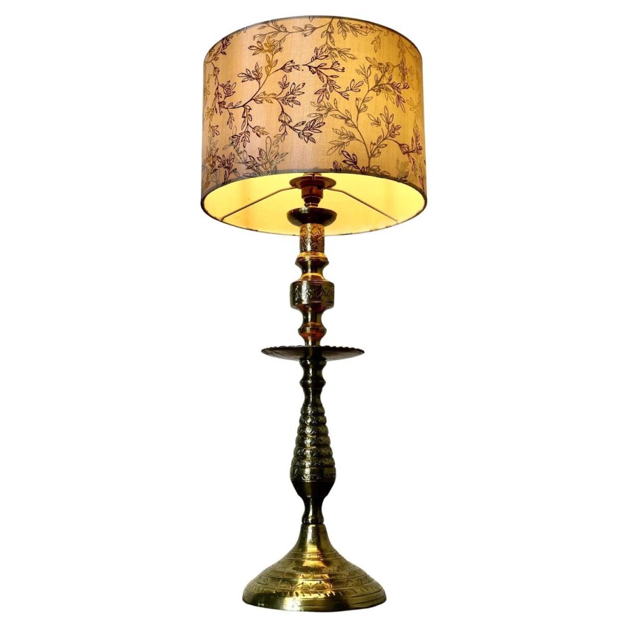 Tall Decorative Brass Table Lamp This is a very attractive lamp