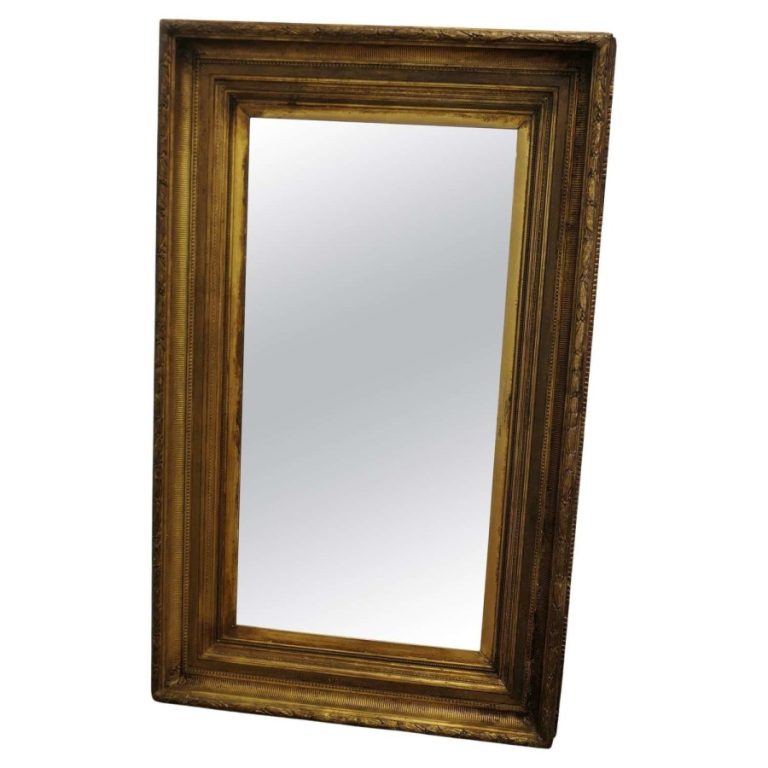 Very Large 19th Century Gilt Wall Mirror