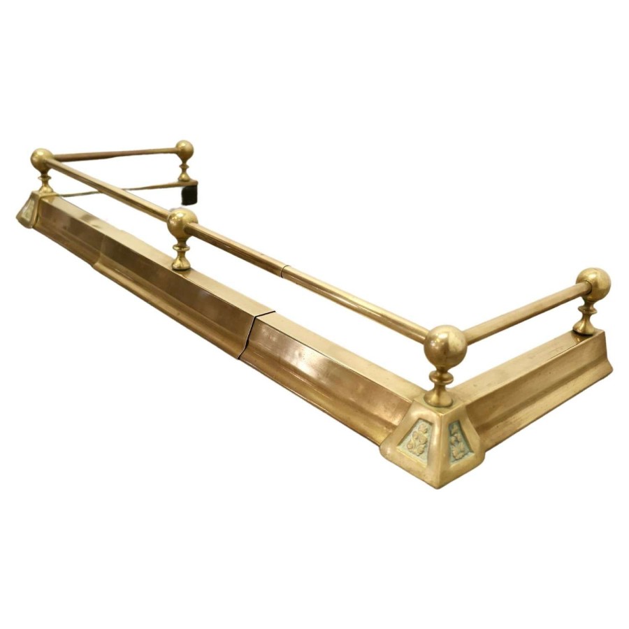 Victorian Extending Brass Fender