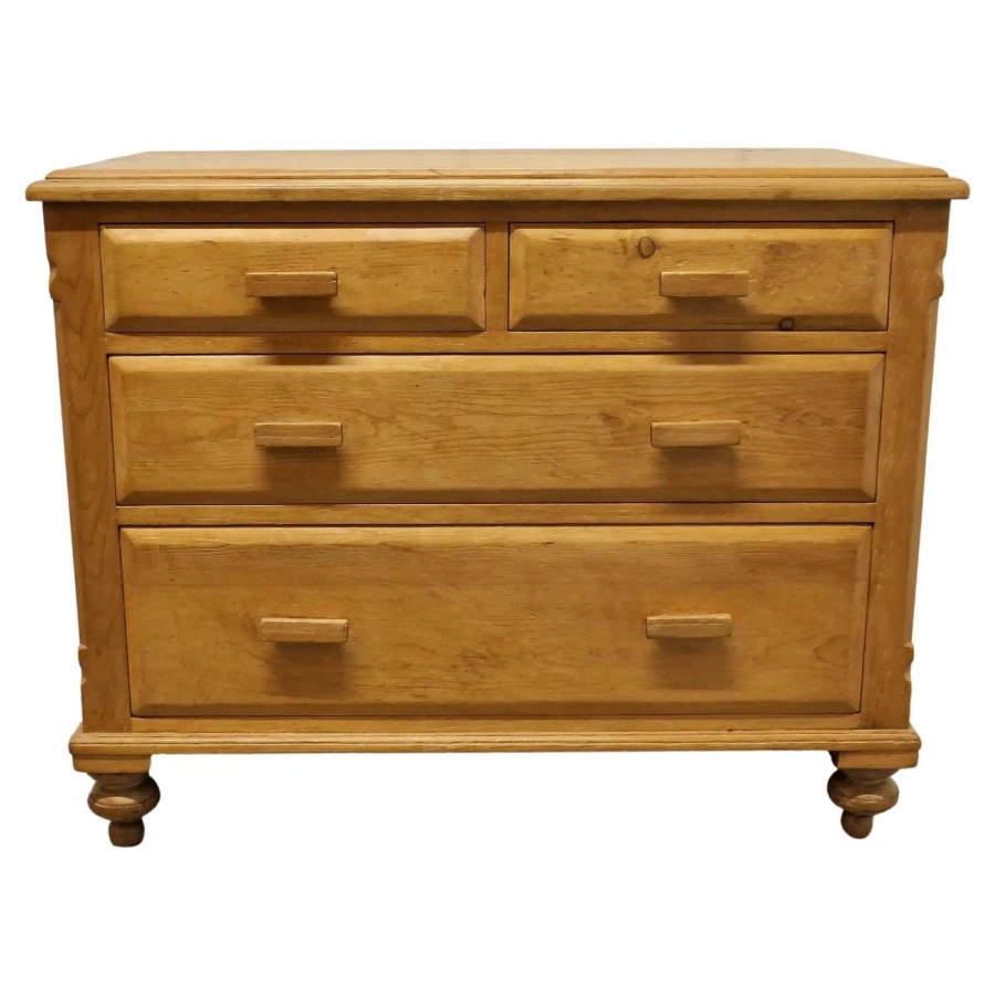 Victorian Stripped Pine Chest of Drawers