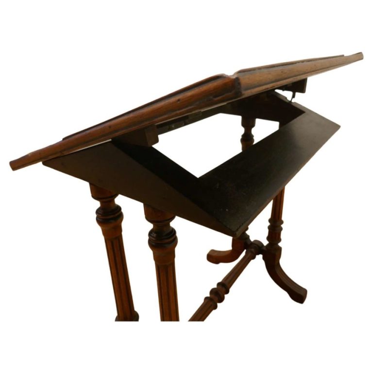 Victorian Walnut Adjustable Reading Stand