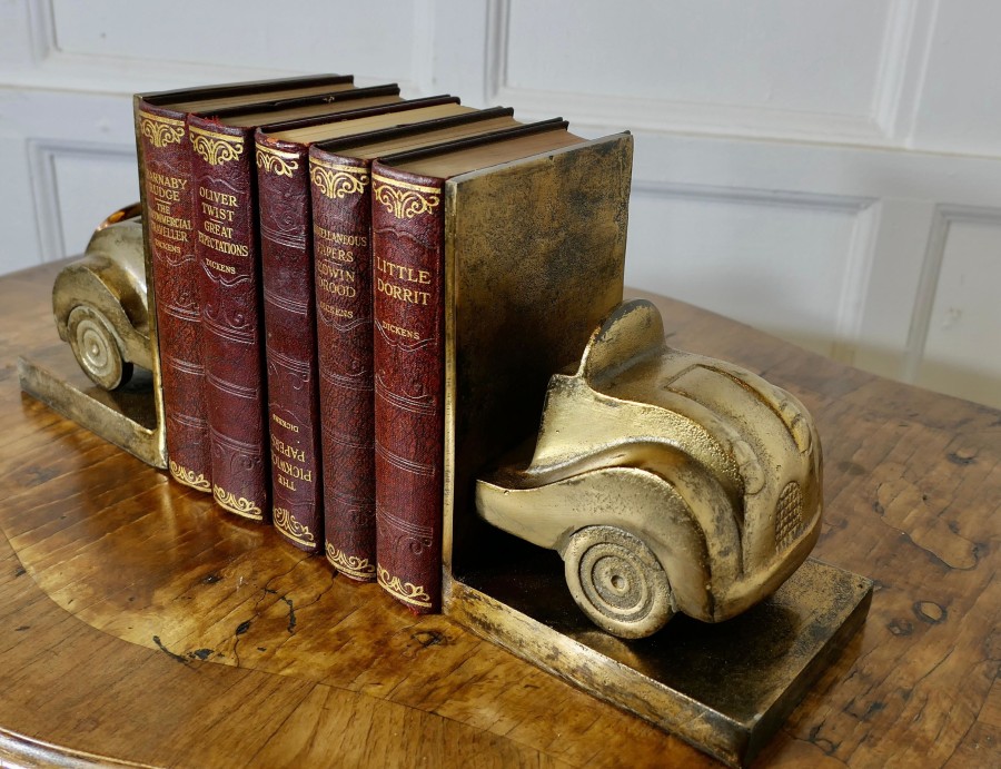 Vintage Model Car a pair of Brass Bookends A very attractive set - Image 6