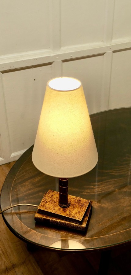 Vintage Novelty Ceramic Trompe-L’oeil Desk Lamp - Image 4