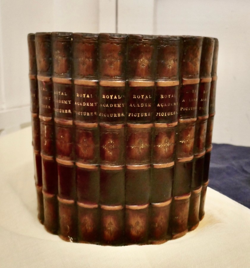 Vintage Novelty Ceramic Trompe-L’oeil Waste Paper Basket - Image 3