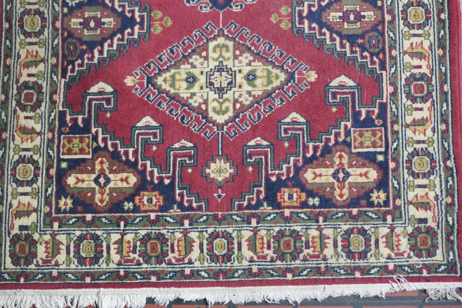 Vintage Tree of Life Pattern Wool Carpet, Rug - Image 8