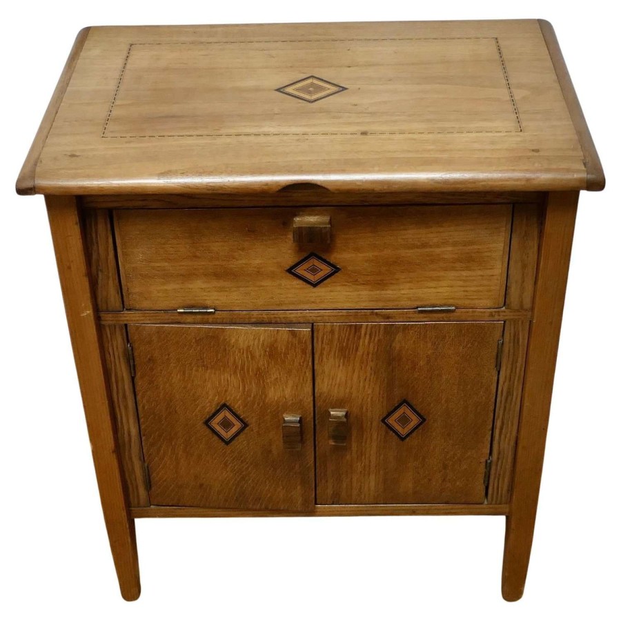 Walnut Sewing Cabinet This is a good and useful little cupboard