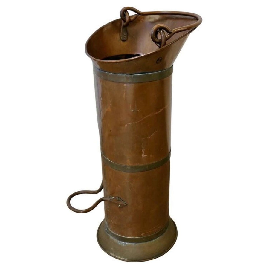 19th Century Dutch Copper Oil Can