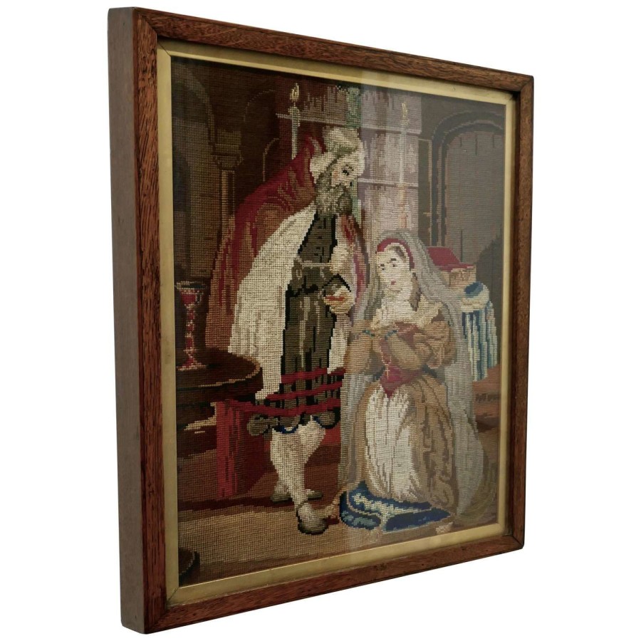 19th Century Framed Scottish Tapestry