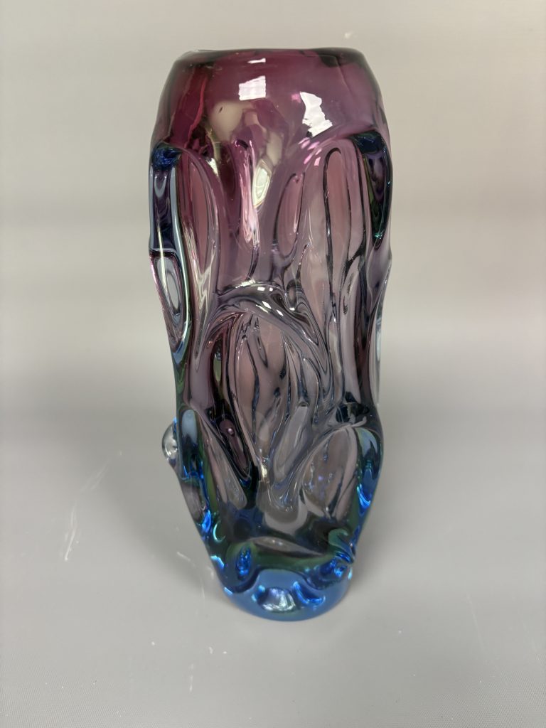 Jan Beranek ‘Red Core’ Glass Vase 1960s