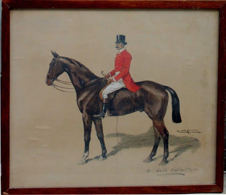 "William Hall Walker, important figure in thoroughbred racehorse breeding" by George Algernon Fothergill ( English, 1868 -1945)