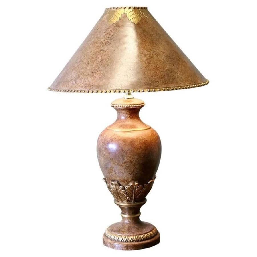 A Large Italian Simulated Marble Table Lamp