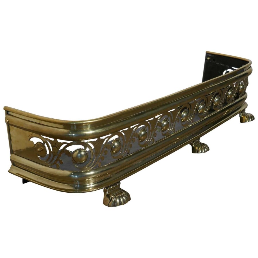 Arts %26 Crafts Pierced Brass Fender