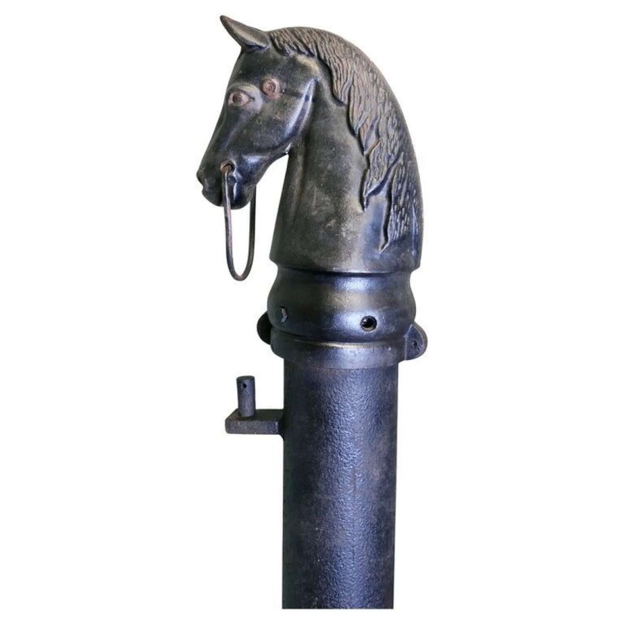 Cast Iron Horse Head, Hitching Post