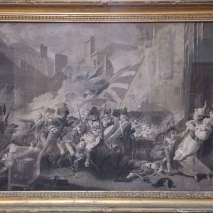 Fine Engraving after Copley – The Death of Major Pierson, Jersey 1781