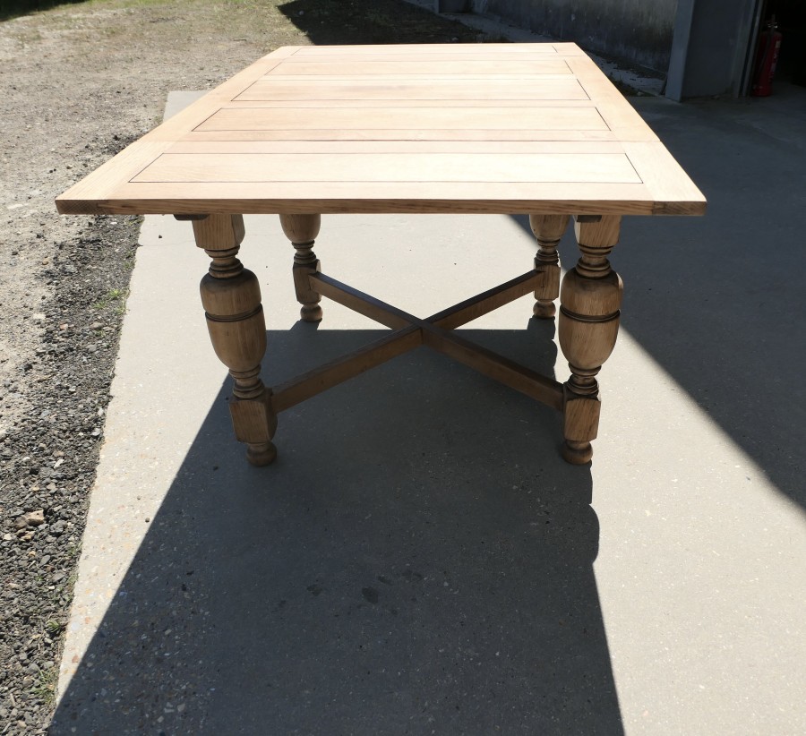 Golden Oak Cottage Draw Leaf Table - Image 5