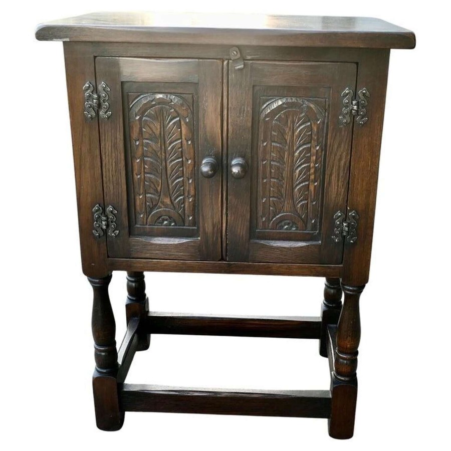 Gothic Oak Cupboard by Bevan Funnel Ltd