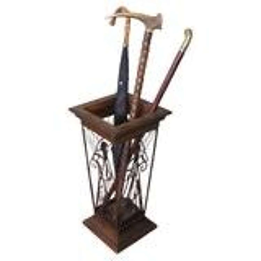 Iron Strap Work Stick Stand, Umbrella Stand
