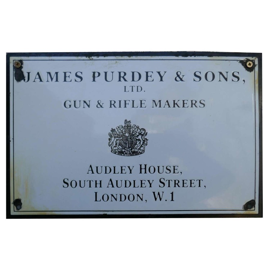James Purdy %26 Sons Enamel Sign Wall Plaque