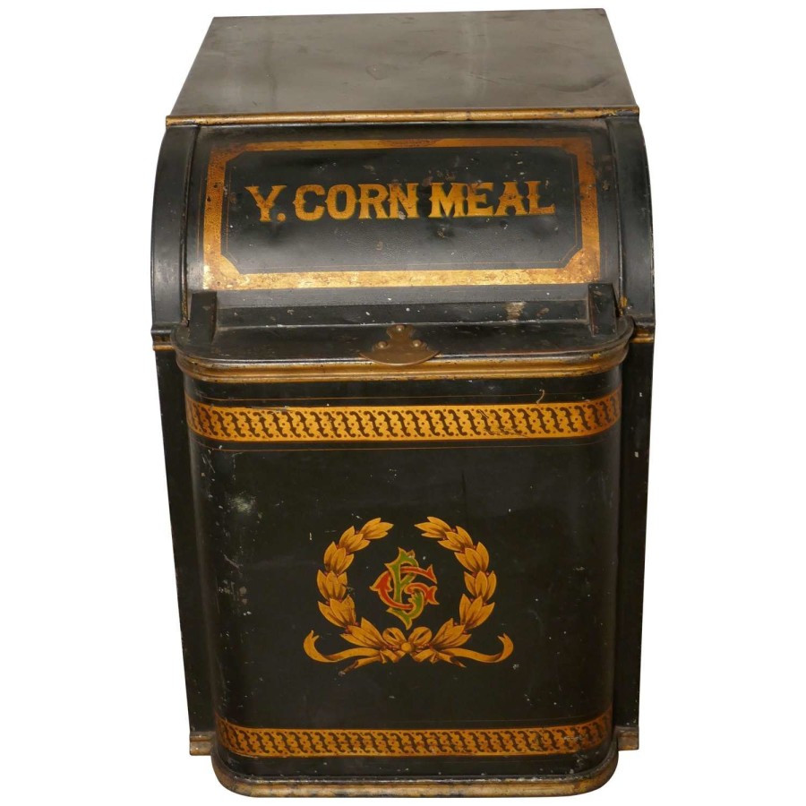Large 19th Century American Troemner of Philadephia Toleware Cornmeal
