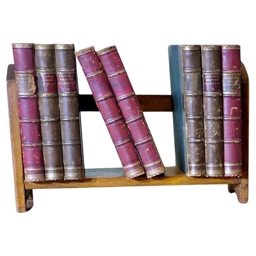Oak Desk Top Book Trough