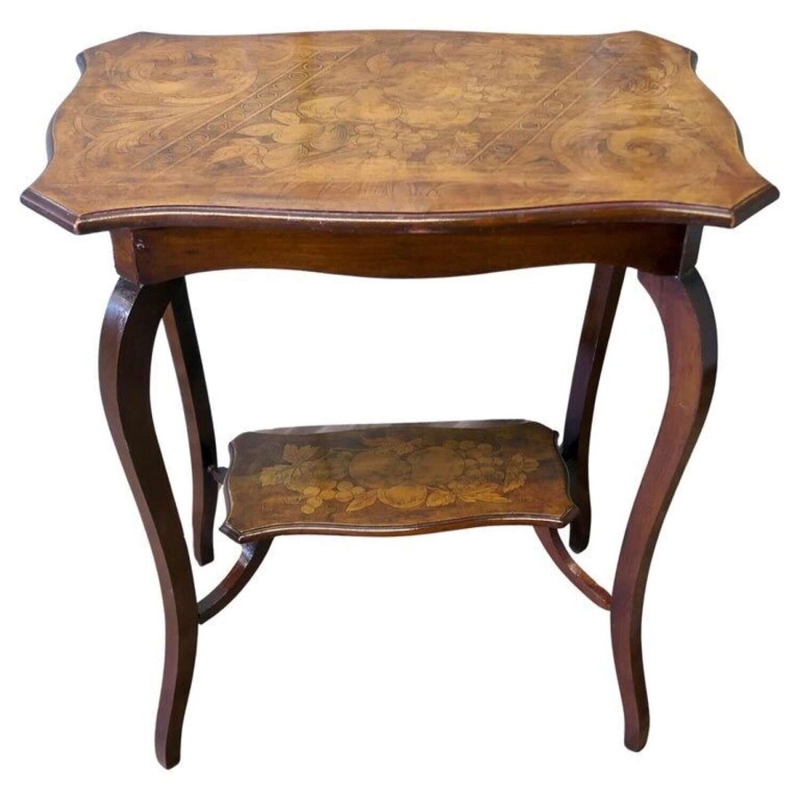 Rectangular Occasional Table, with Painted Decoration
