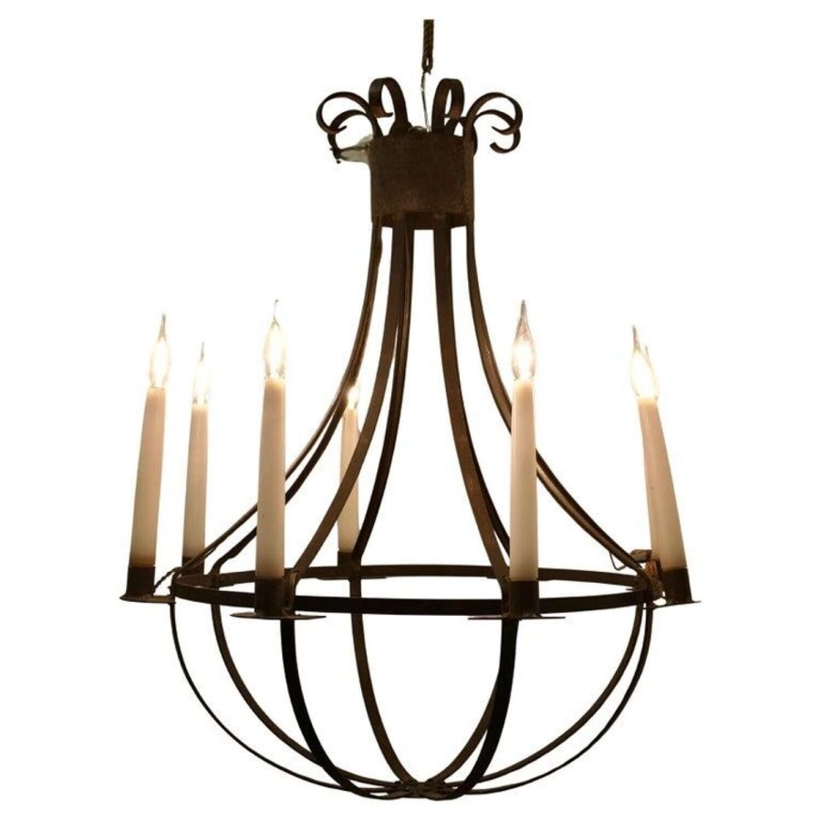 Stylish Aesthetic Blacksmith Made Large Ballon Light