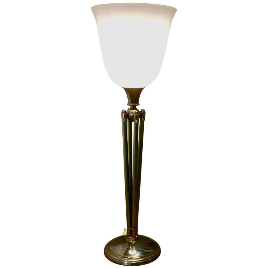 Tall French Art Deco Table Lamp
