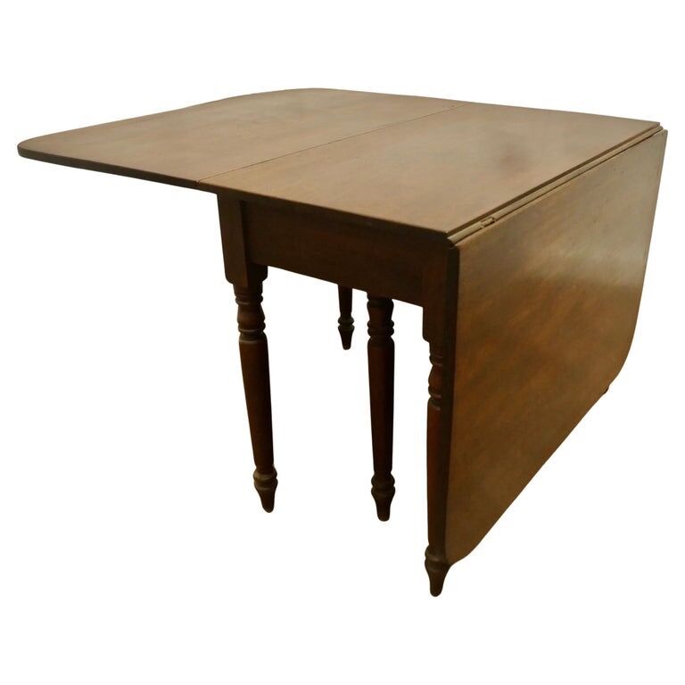 Victorian Mahogany Drop Leaf Cottage Diner - Image 2
