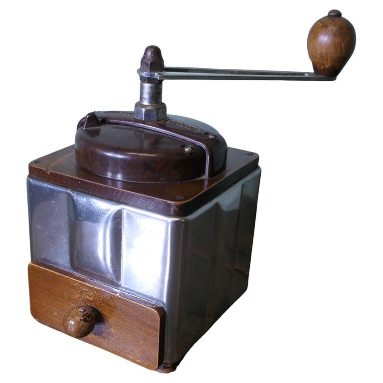 Vintage Art deco Peugeot Freres Coffee Grinder - Image 2