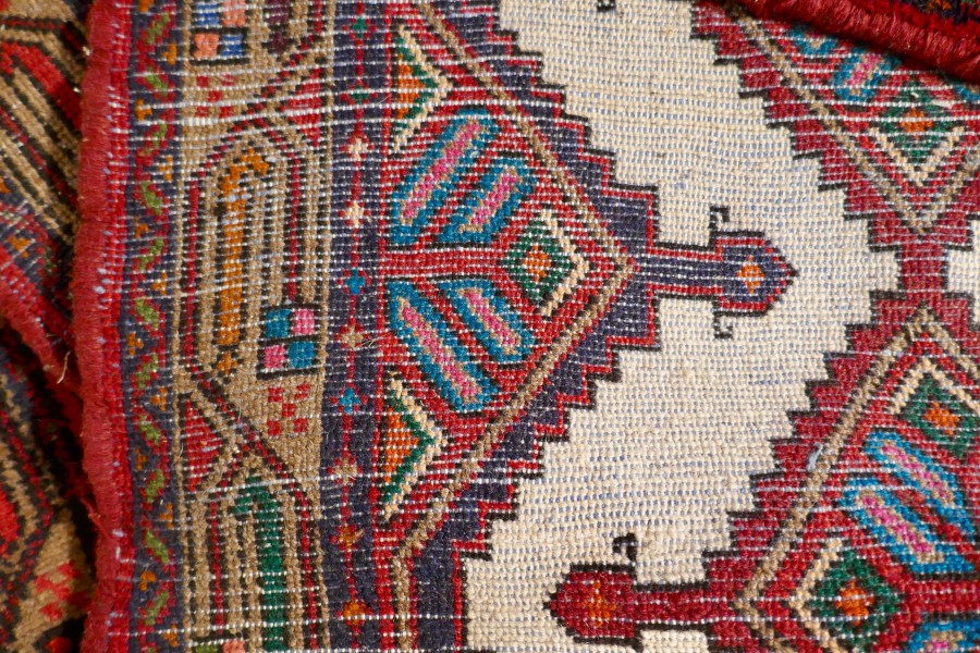 Vintage Hand Woven Persian, Carpet Runner - Image 7