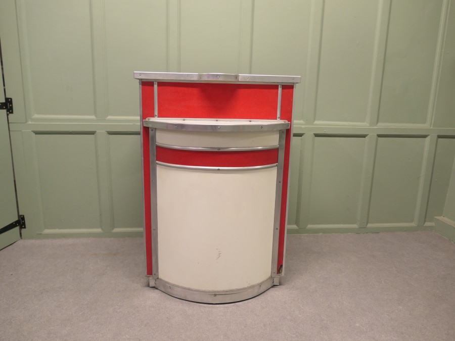 1950s Diner Vintage Dry Bar Formica Reception Desk - Image 4