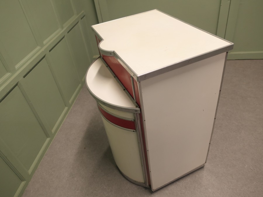 1950s Diner Vintage Dry Bar Formica Reception Desk - Image 8