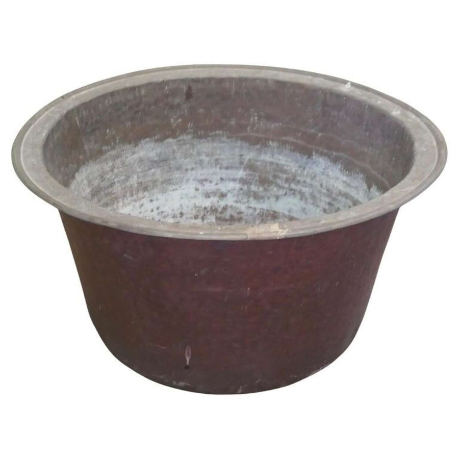 19th Century Antique Copper Cauldron