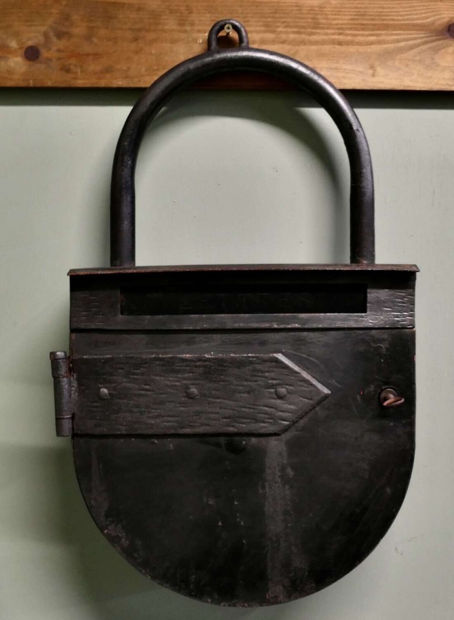 19th Century Trade Sign Letter Box, Locksmith