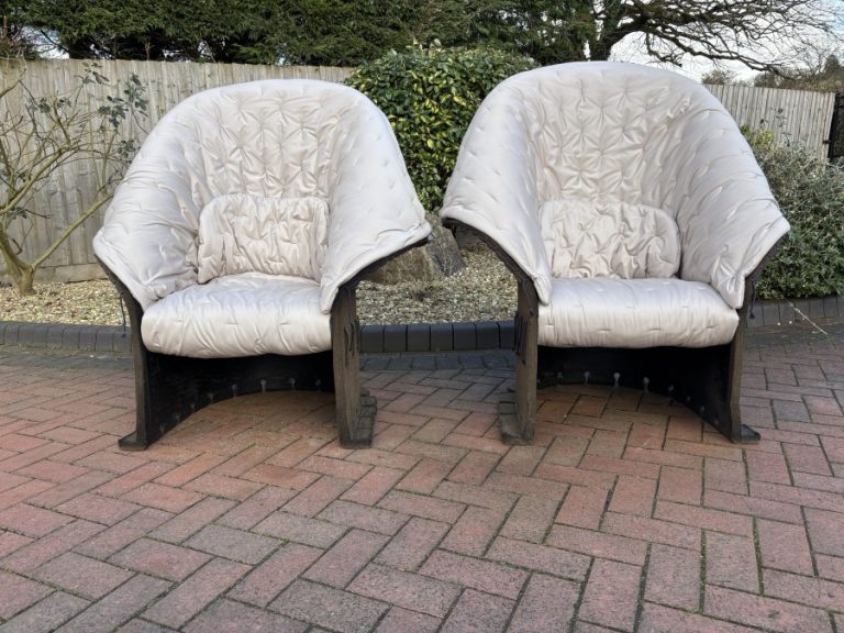 Pair of Feltri Chairs by Gaetano Pesce for Cassina