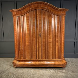 Large Continental Oak & Walnut Armoire