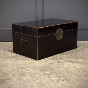 Chinese Lacquered Storage Trunk chinese trunk Antique Boxes Chinese Lacquered Storage Trunk