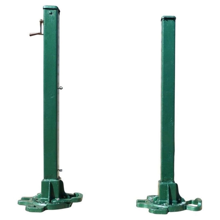 A Pair of Edwardian Metal Tennis Court Net Posts by F.H. Ayres