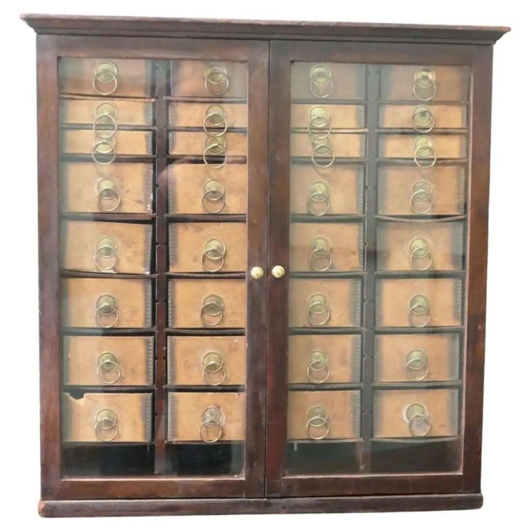 Art Deco Haberdashery Cabinet, Sewing, Shop Display